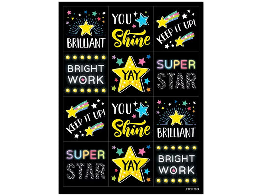 Star Bright Stickers - US 8345