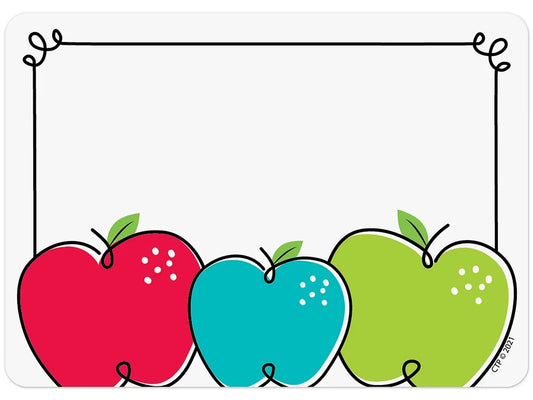 Doodle Apple Name Tags - US 3135