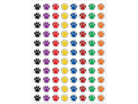 Paw Print Mini Stickers - US 8112