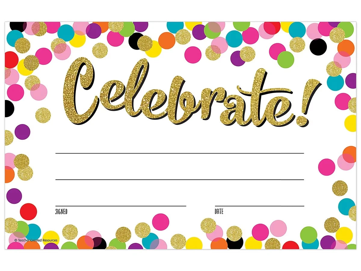 Confetti Celebrate! Awards - US 1589