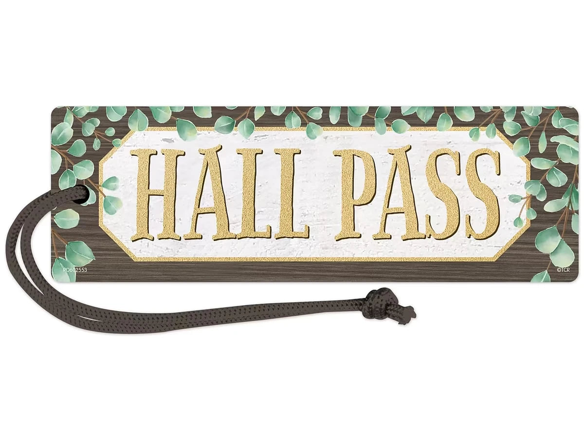 Eucalyptus Magnetic Student Hall Pass - US 7936