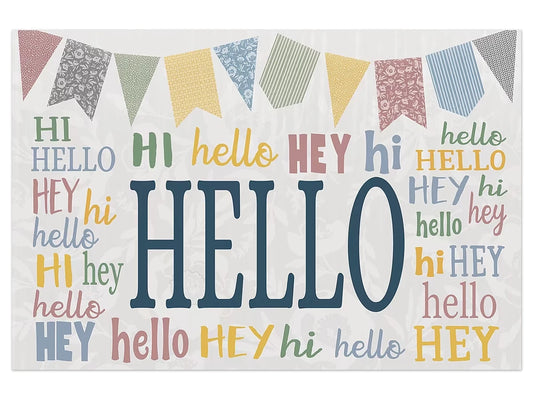 Classroom Cottage Hello Postcards - US 3100