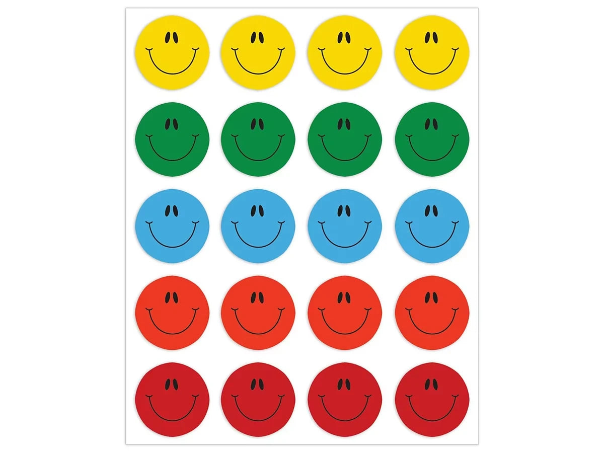 Smiley Face Stickers - US 8074