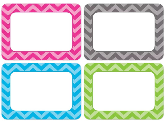 Chevron Name Tags - Variety Pack - US 6786