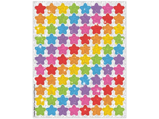 Colorful Stars Sparkle Mini Stickers - US 2287