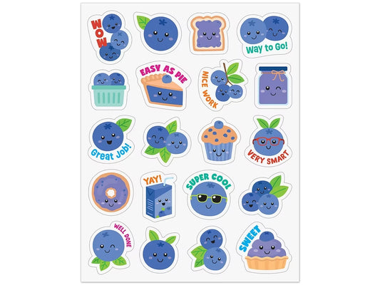 Blueberry-Scented Stickers - US 6989