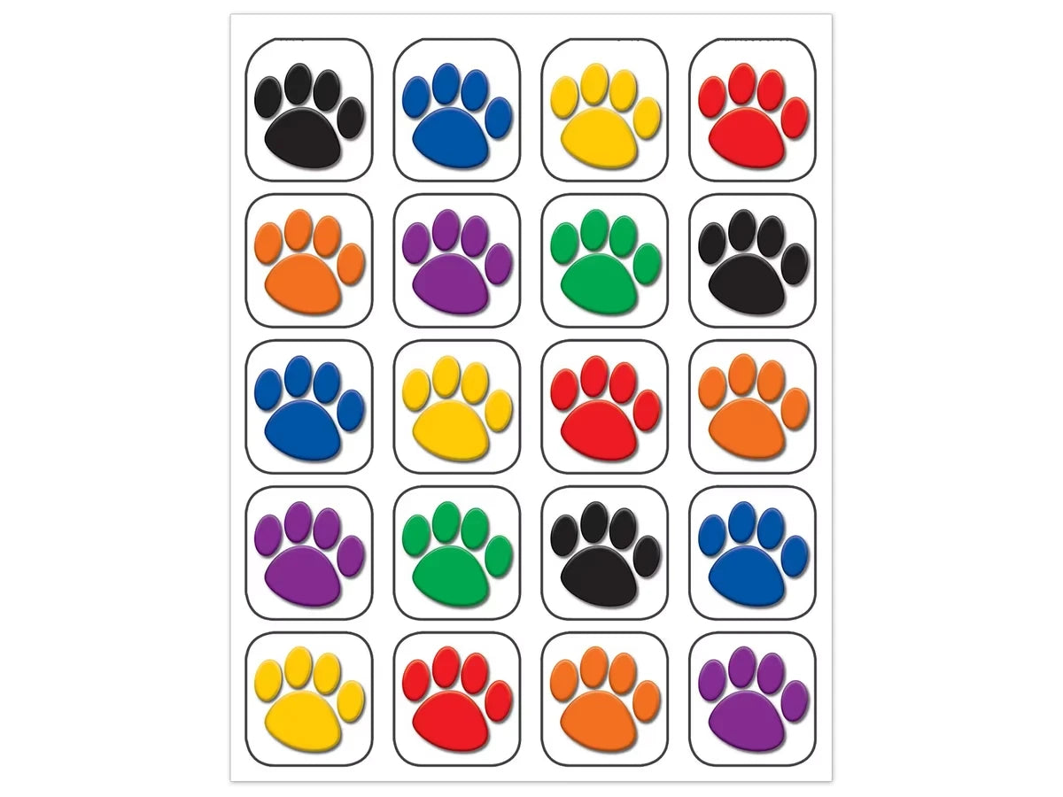 Paw Print Stickers - US 2312
