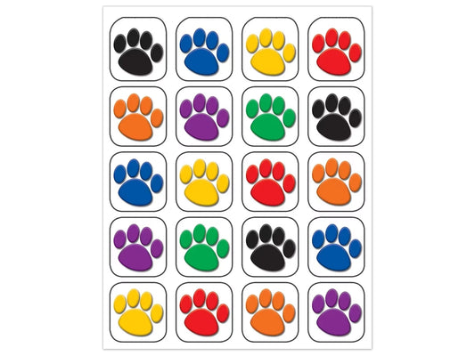 Paw Print Stickers - US 2312