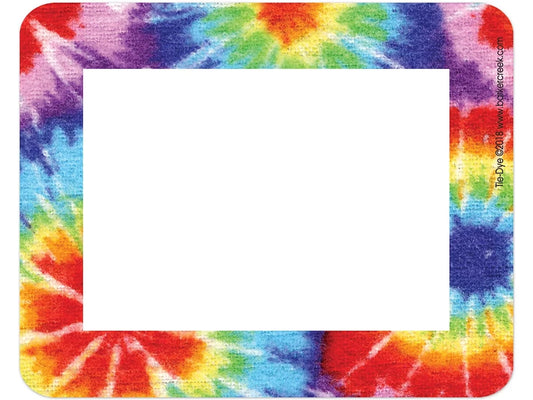 Retro Tie-Dye Name Tags - US 6310