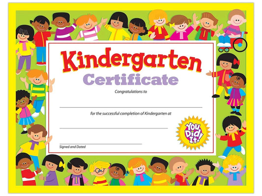 Kindergarten Graduation Certificates - US 1720