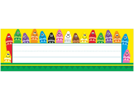 Happy Crayon Nameplates - US 3775