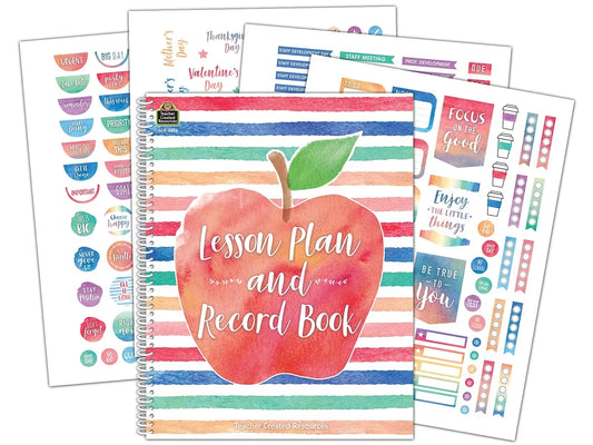 Watercolor Lesson Plan & Record Book - US 6615