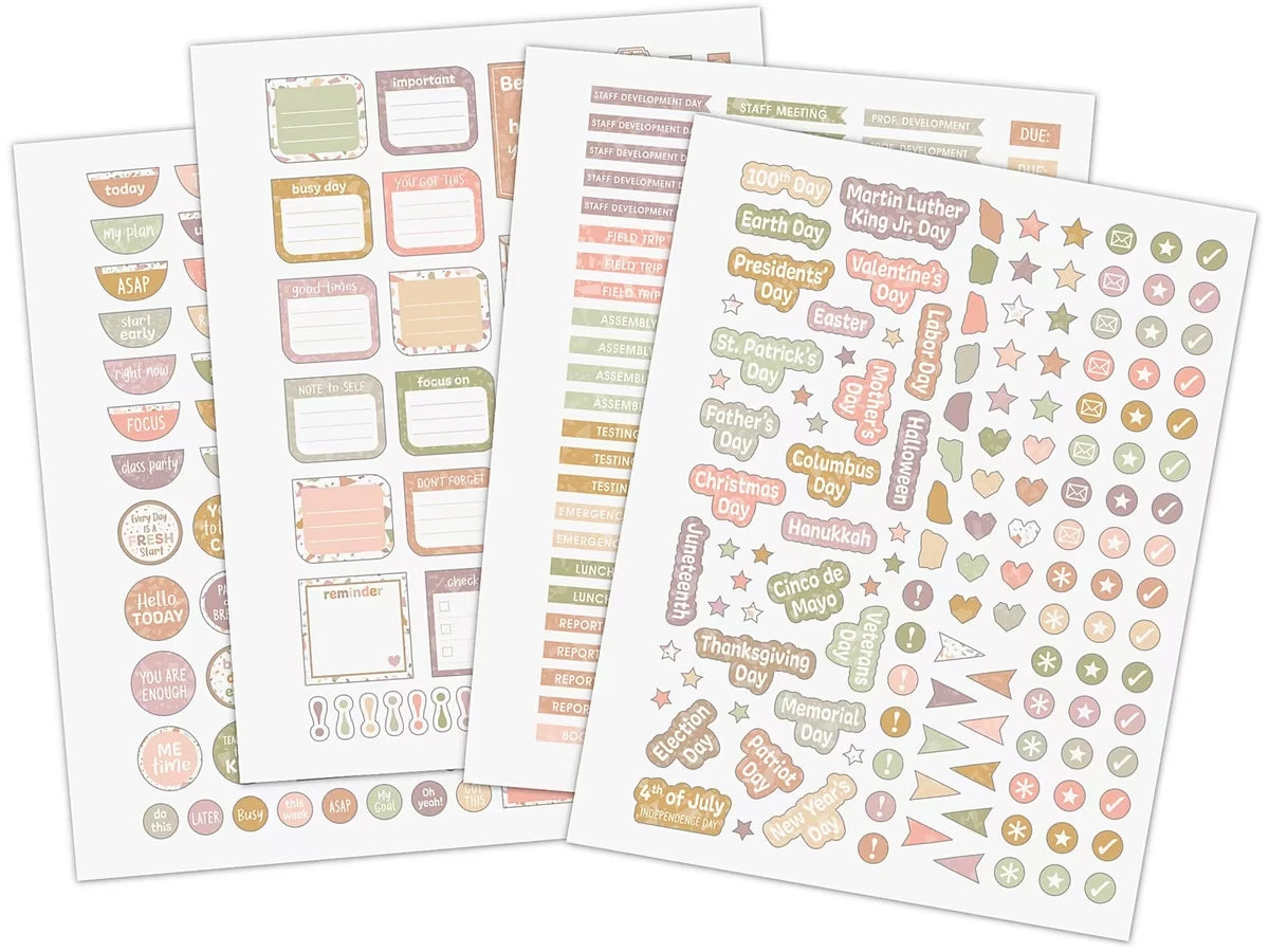 Terrazzo Tones Lesson Plan Book - US 6687