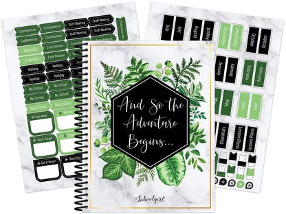Simply Boho Lesson Plan & Record Book - US 6154