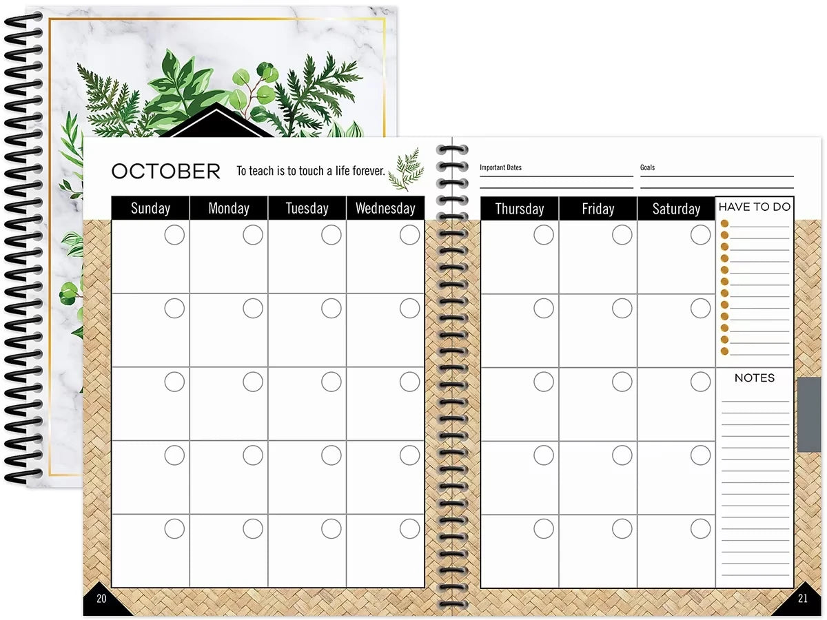 Simply Boho Lesson Plan & Record Book - US 6154