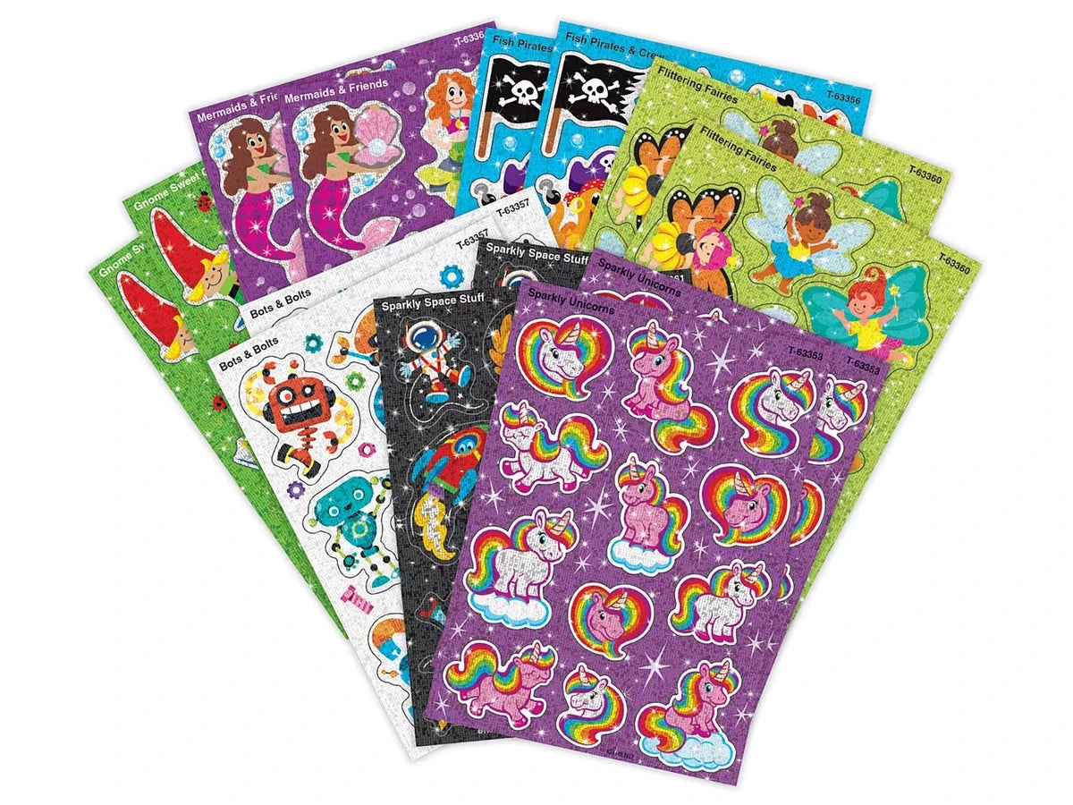 Just Imagine Sparkle Stickers - Variety Pack - US 8971