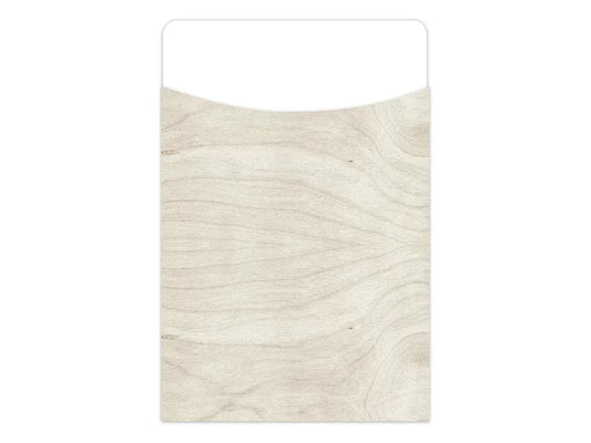 Natural Wood Library Pockets - US 9189