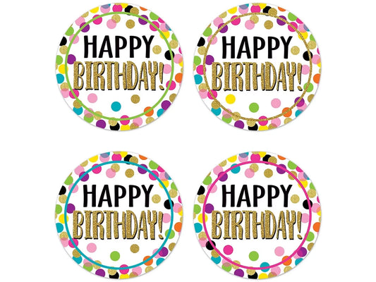 Confetti Birthday Badges - US 2039