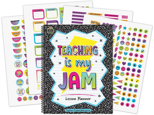 Brights 4Ever Teaching Is My Jam Lesson Plan Book - US 3771