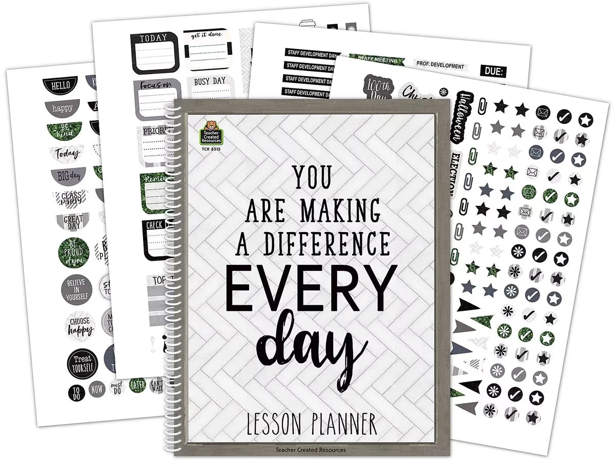 Modern Farmhouse Lesson Plan Book - US 7357