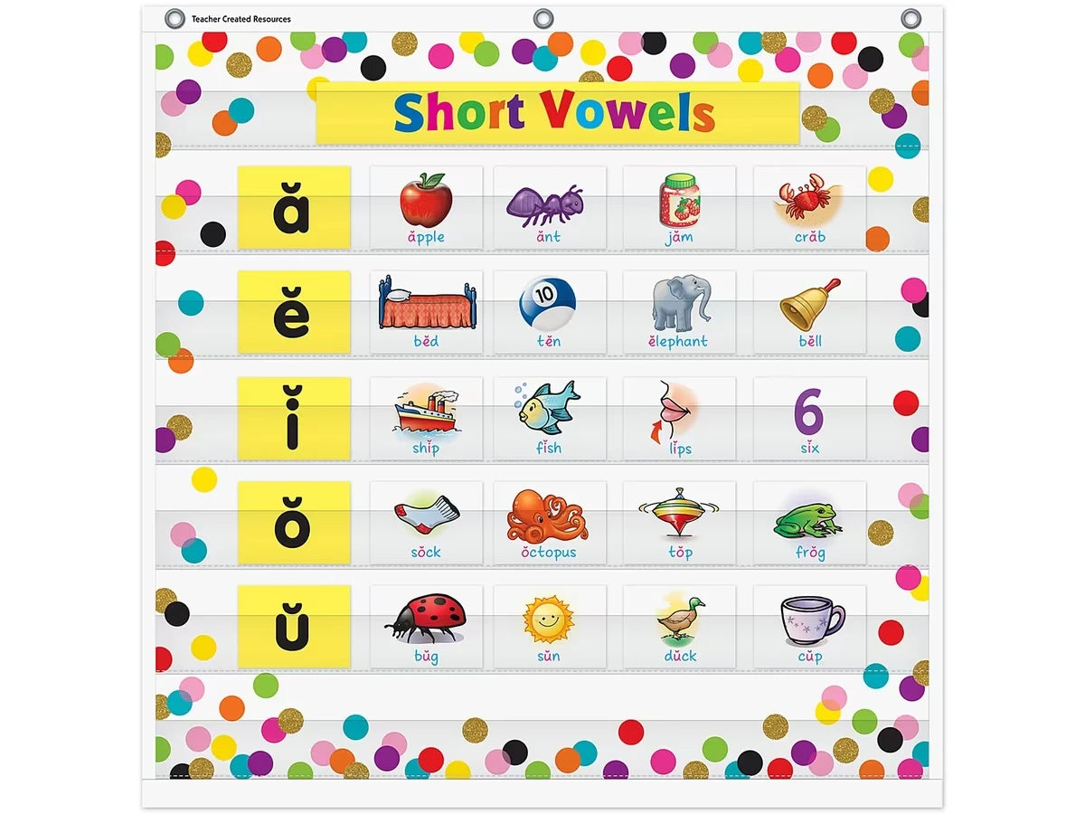 Confetti Small Pocket Chart - US 4334