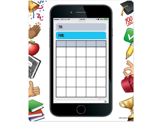 Emoji Fun Smartphone Mini Incentive Charts - US 1494