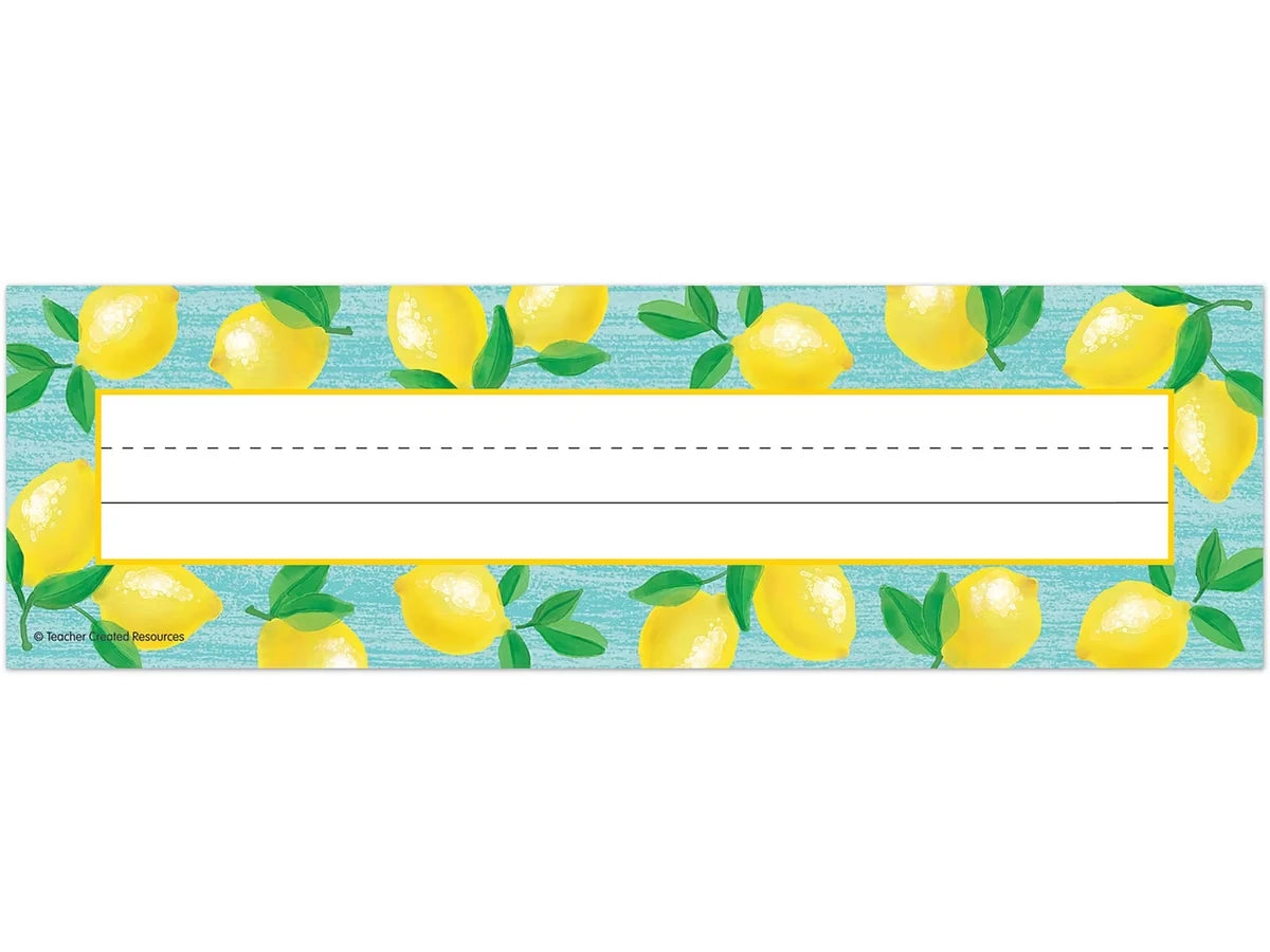 Lemon Zest Nameplates - US 2908
