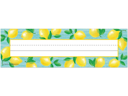 Lemon Zest Nameplates - US 2908