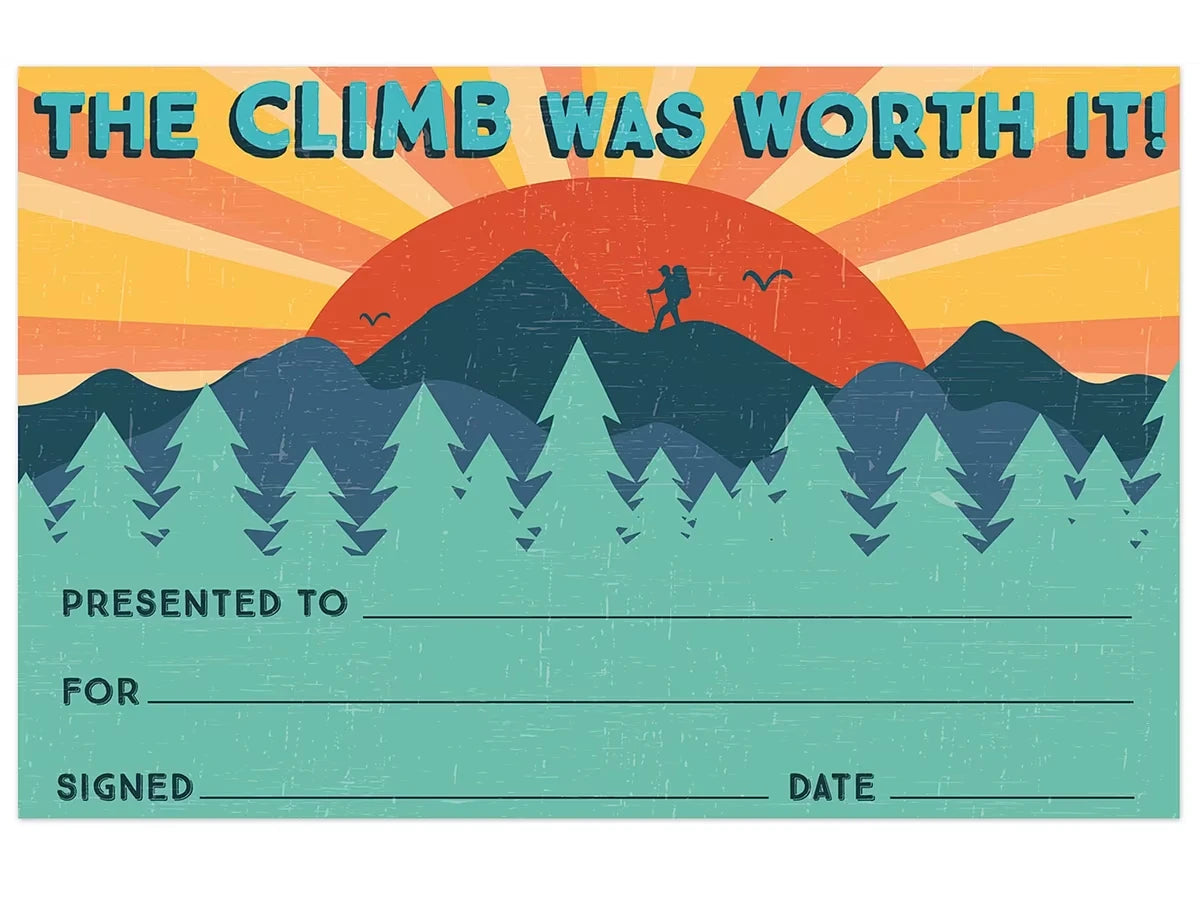 Adventurer the Climb Was Worth It! Awards - US 5580