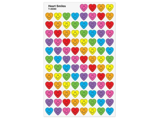 Smiling Heart Mini Stickers - Value Pack - US 9680
