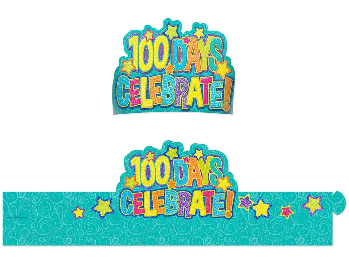 Color My World 100th Day of School Crowns - US 4757