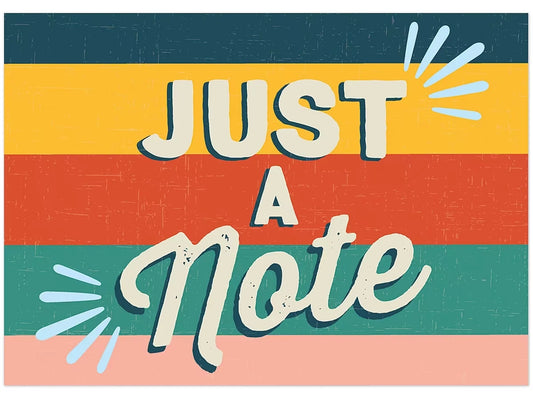 Adventurer Just a Note Postcards - US 3149