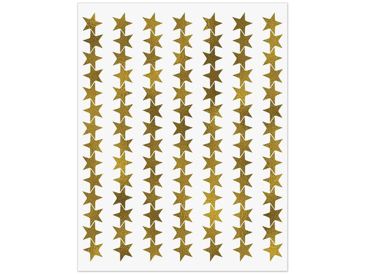 Gold Star Mini Stickers - US 1648