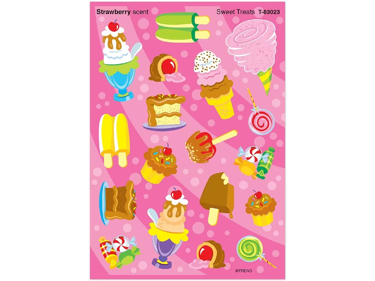 Sweet Treat Strawberry-Scented Stickers - US 5866