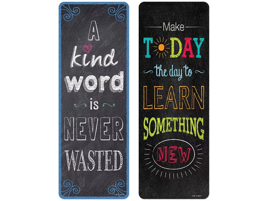 Chalk It Up! Motivational Bookmarks - US 8301