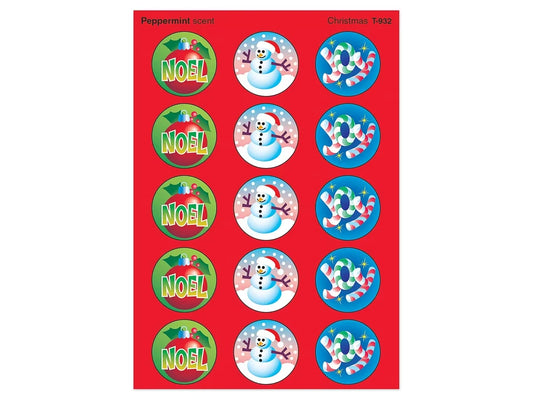 Christmas Peppermint-Scented Stickers - US 3629