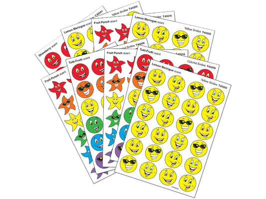 Smiley Face Scented Stickers - Variety Pack - US 8547