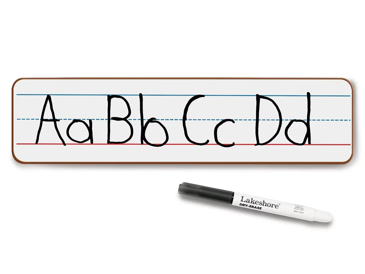 Single Line Write & Wipe Board - US 7413