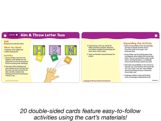 Language & Literacy Instant Learning Cart - Preschool-K - US 7054
