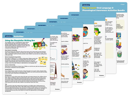 Play to Learn! Oral Language & Phonological Awareness Activities Bundle - US 9485