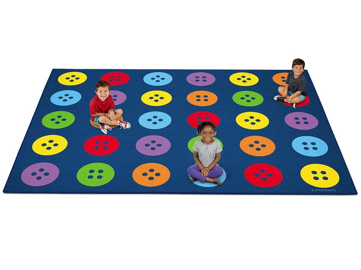 Colorful Buttons Seating Carpets - US 4707