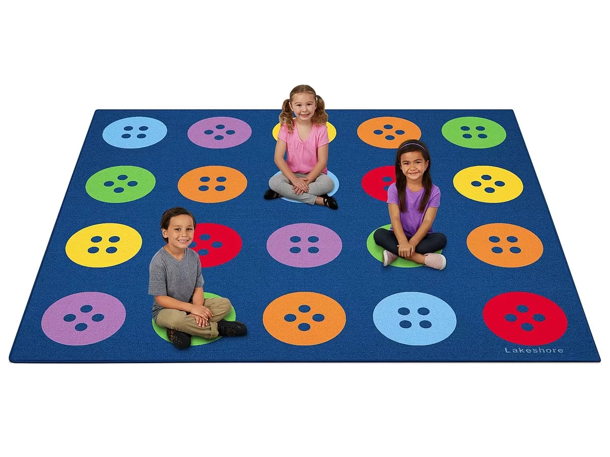 Colorful Buttons Seating Carpets - US 4707