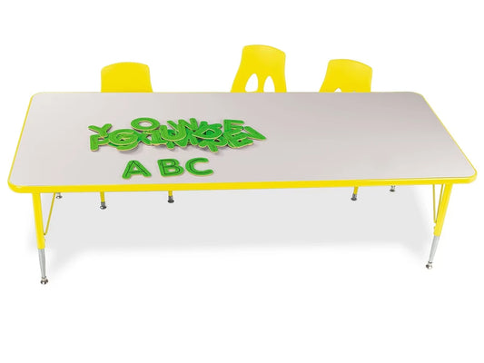Rainbow Adjustable Rectangular Tables - US 2644