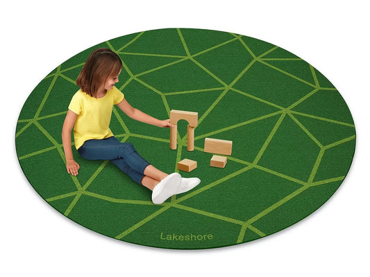 Just Like Home® Natural Mosaic Round Carpet - US 2120