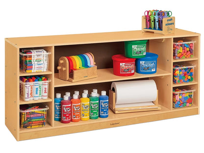 Classic Birch Cubbies & Shelves Low Storage Unit - US 4985