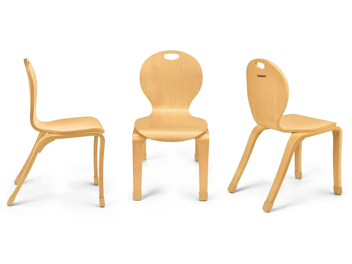 Classic Birch Classroom Stacking Chairs - US 5052