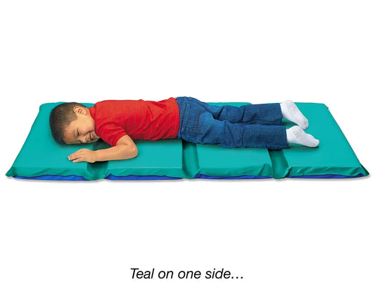 Heat-Sealed Hygienic Folding Rest Mat - US 9159