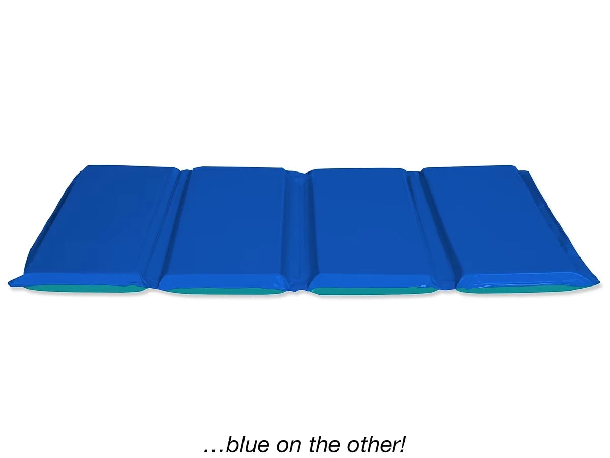 Heat-Sealed Hygienic Folding Rest Mat - US 9159