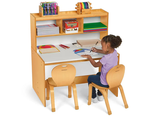 Classic Birch Space-Saver Writing Center - US 1376