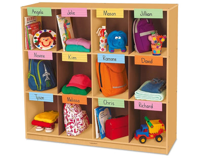 Classic Birch Big 12 Cubbies Storage Unit - US 5563